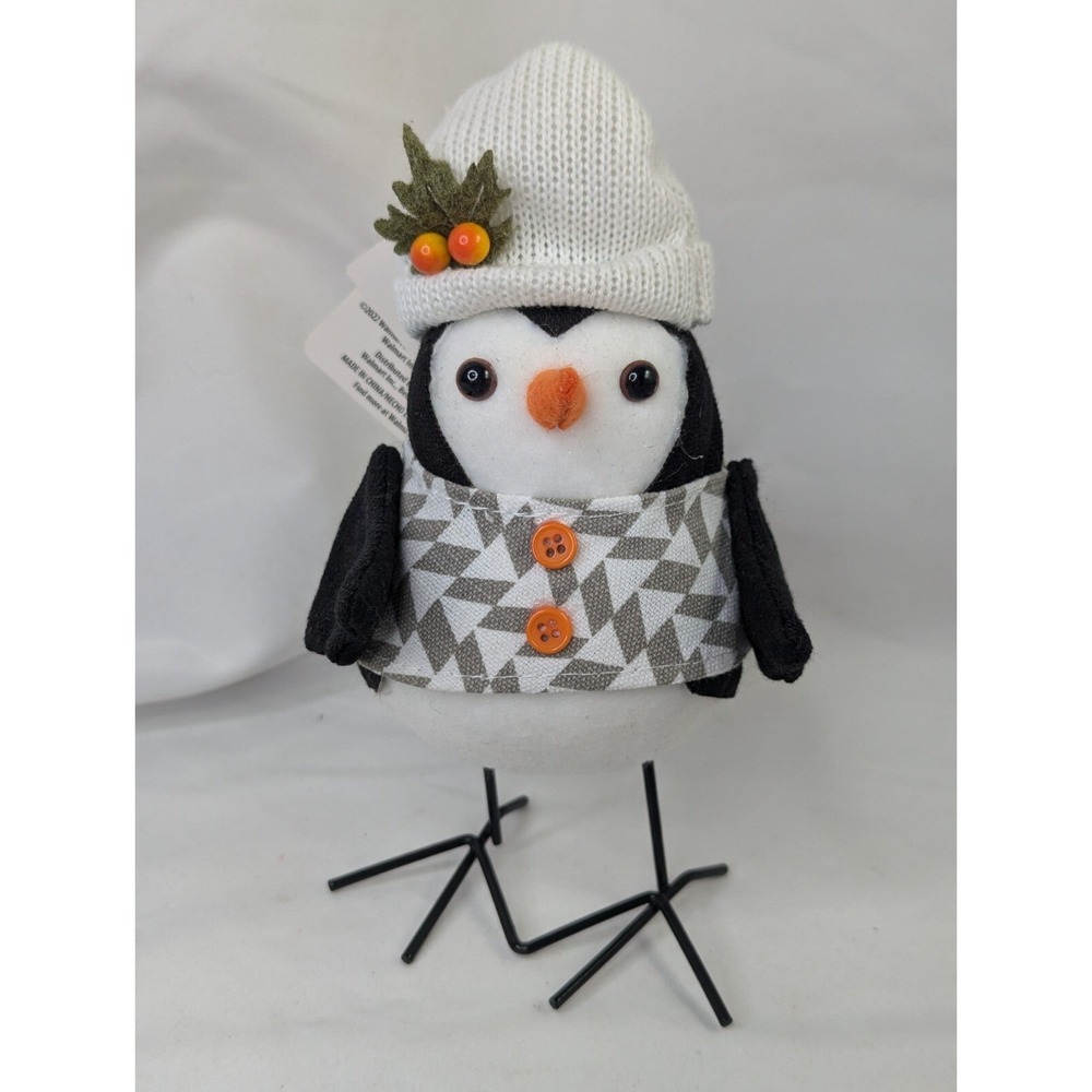 Walmart Harvest Bird Fabric Figure 8 Inch 2022‎ Black White
